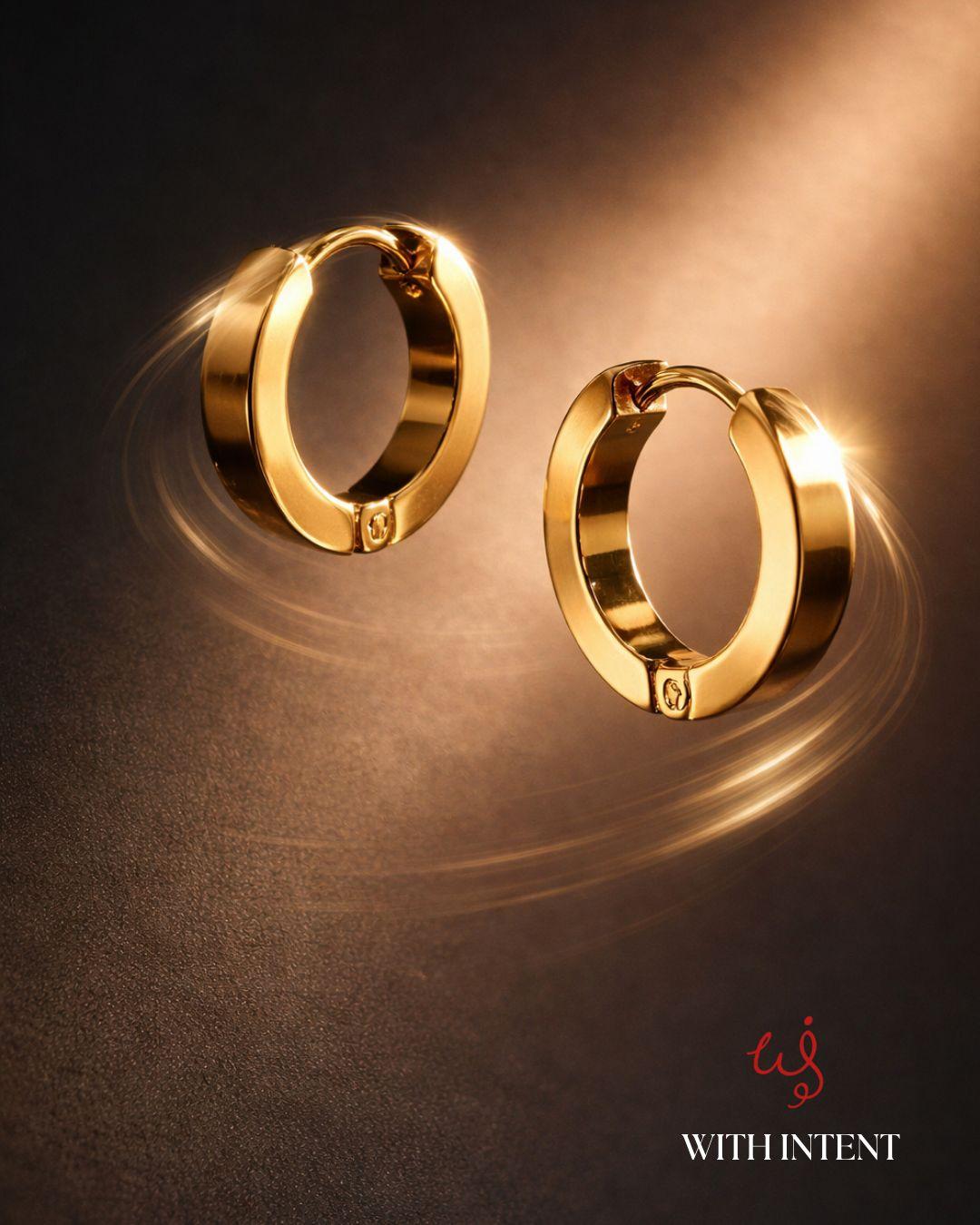 Everyday Gold Hoops - Image 3