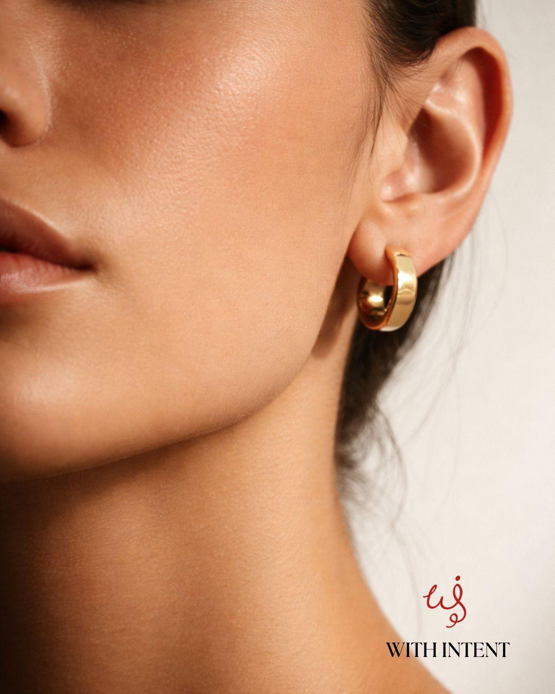 Everyday Gold Hoops - Image 4