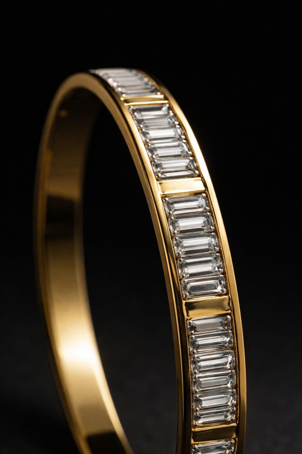 The Aurelia Baguette Bangle - Image 3