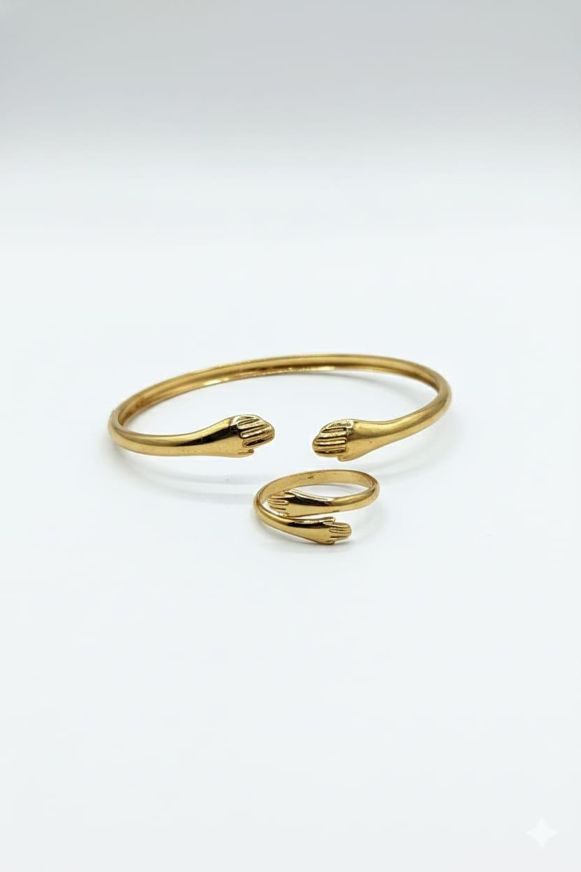 Promise in Gold – Couple Ring Set