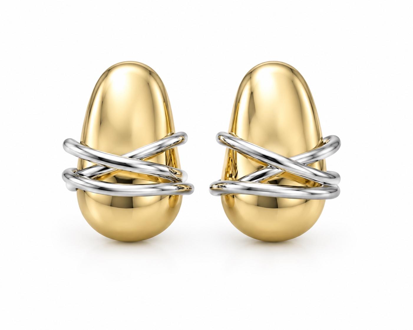 Celeste Sculpted Studs