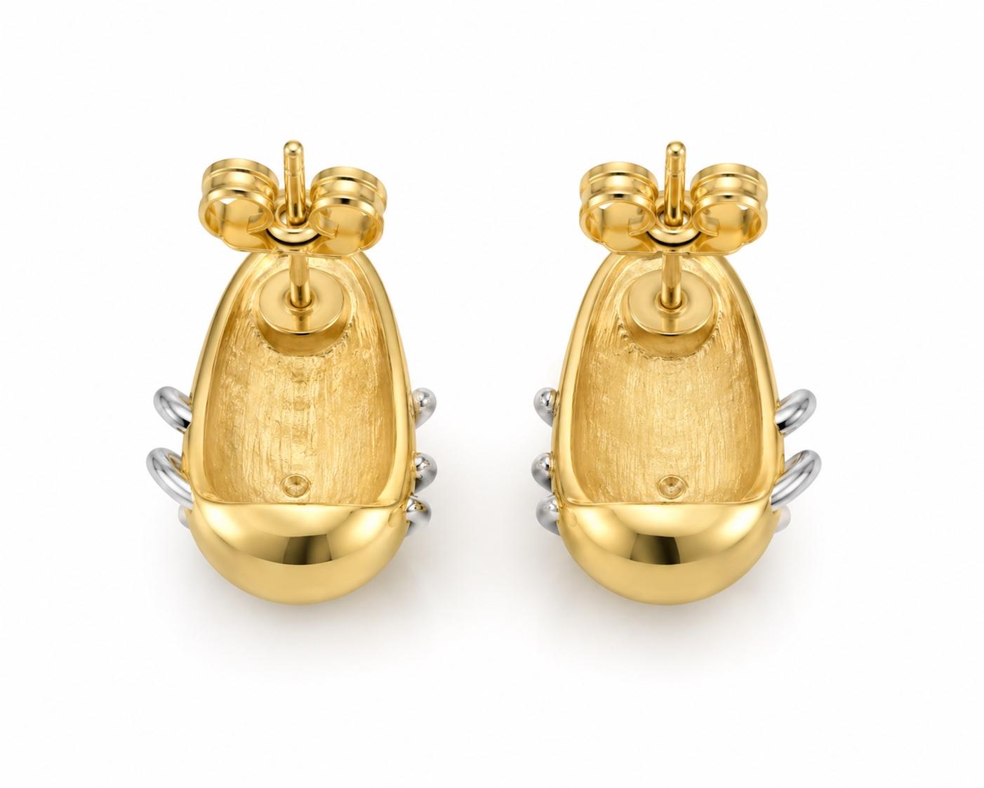 Celeste Sculpted Studs