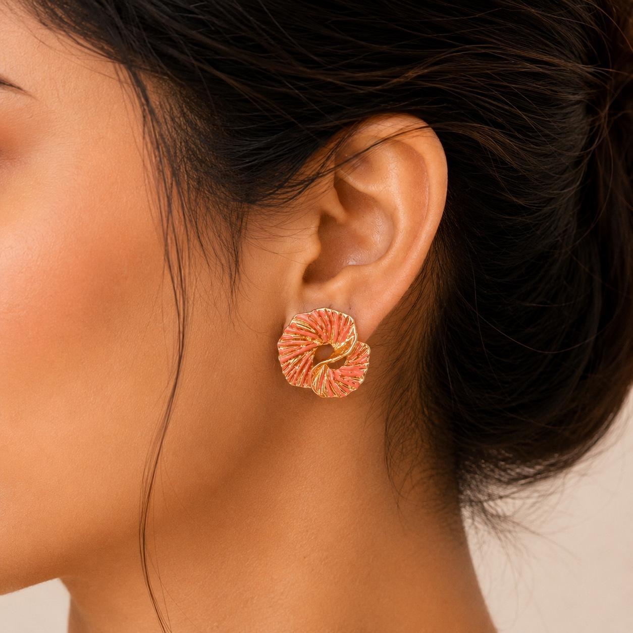 Solara Spiral Studs