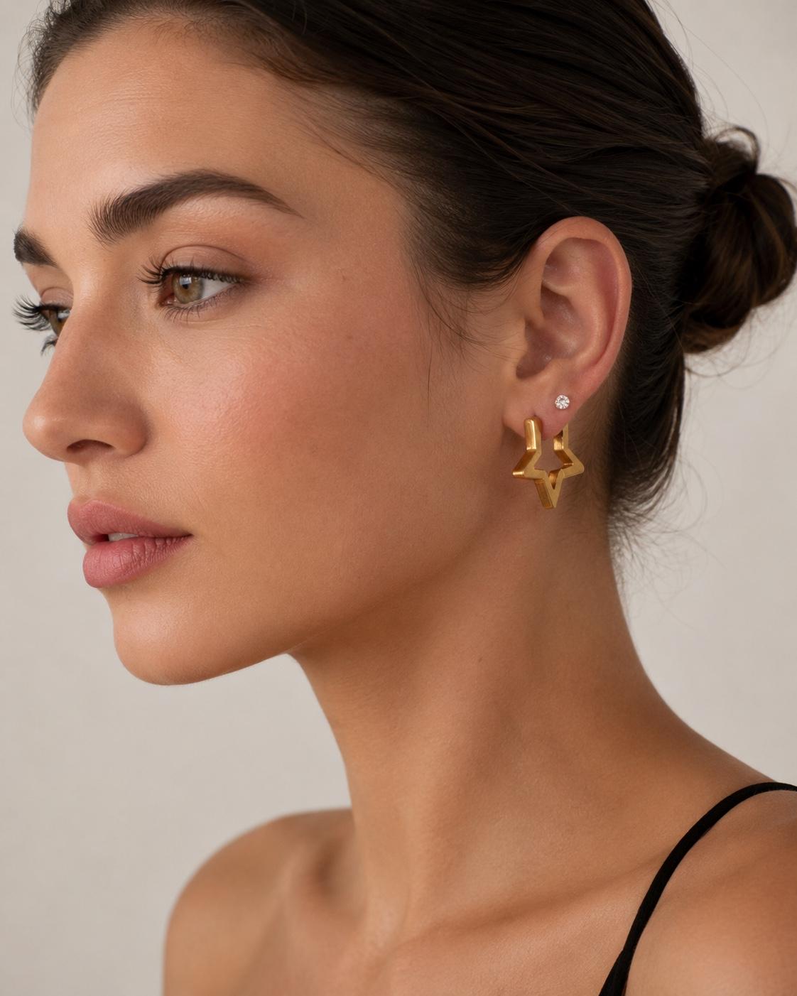 Stellar Star Hoops